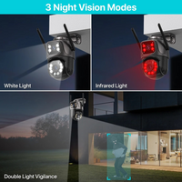 Surveillance Camera Outdoor 4K 8MP Dual Lens